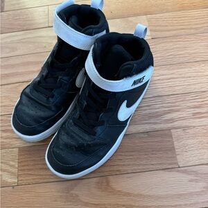 Nike Black and White High-Top Sneakers